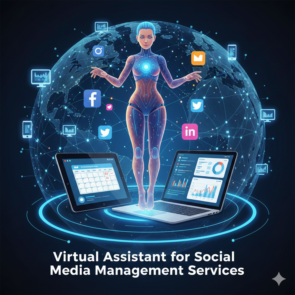 Virtual Assistant for Social Media Management Services