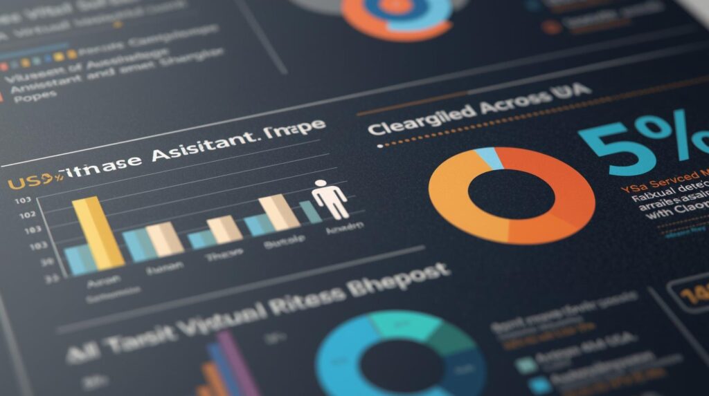 Average Virtual Assistant Rates in USA by Service Type