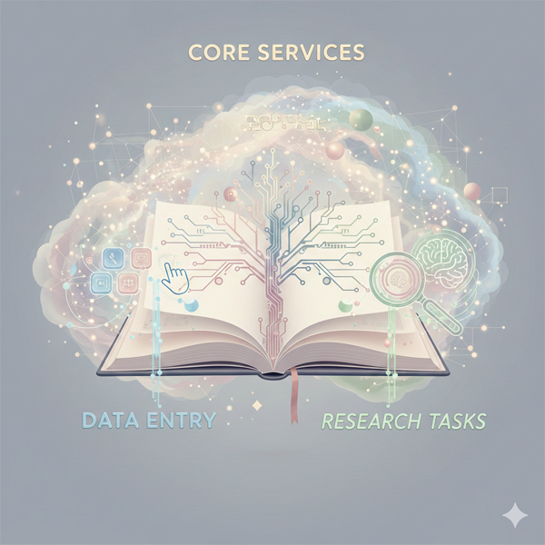 Core Services: Data Entry and Research Tasks