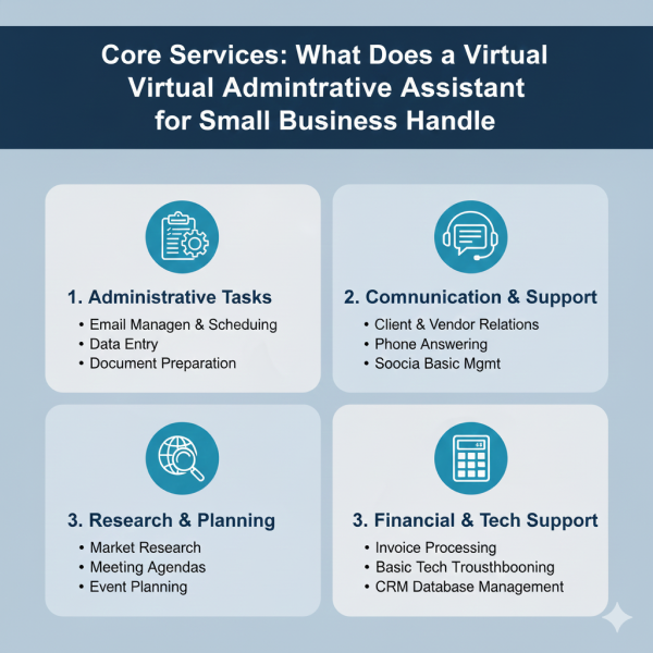 Core Services: What Does a Virtual Administrative Assistant for Small Business Handle?