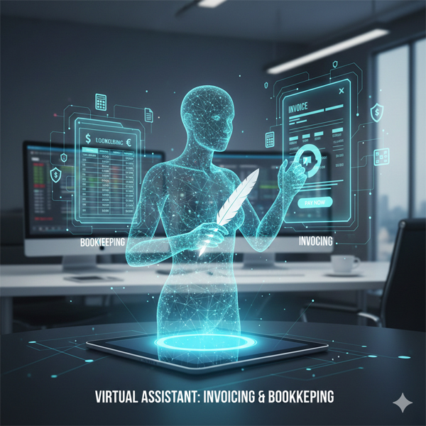 Virtual Assistant for Invoicing and Bookkeeping Duties