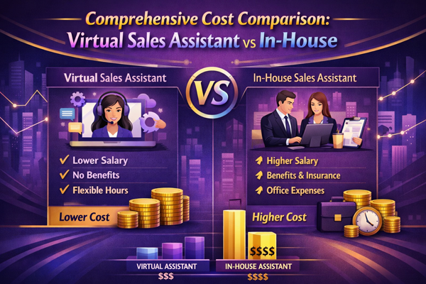 Comprehensive Cost Comparison: Virtual Sales Assistant vs In-House