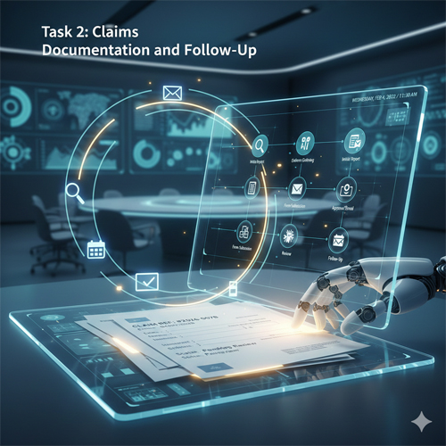 Task 2: Claims Documentation and Follow-Up