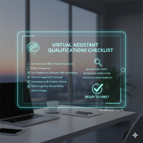 Virtual Assistant Qualifications Checklist: What to Look for Before Hiring