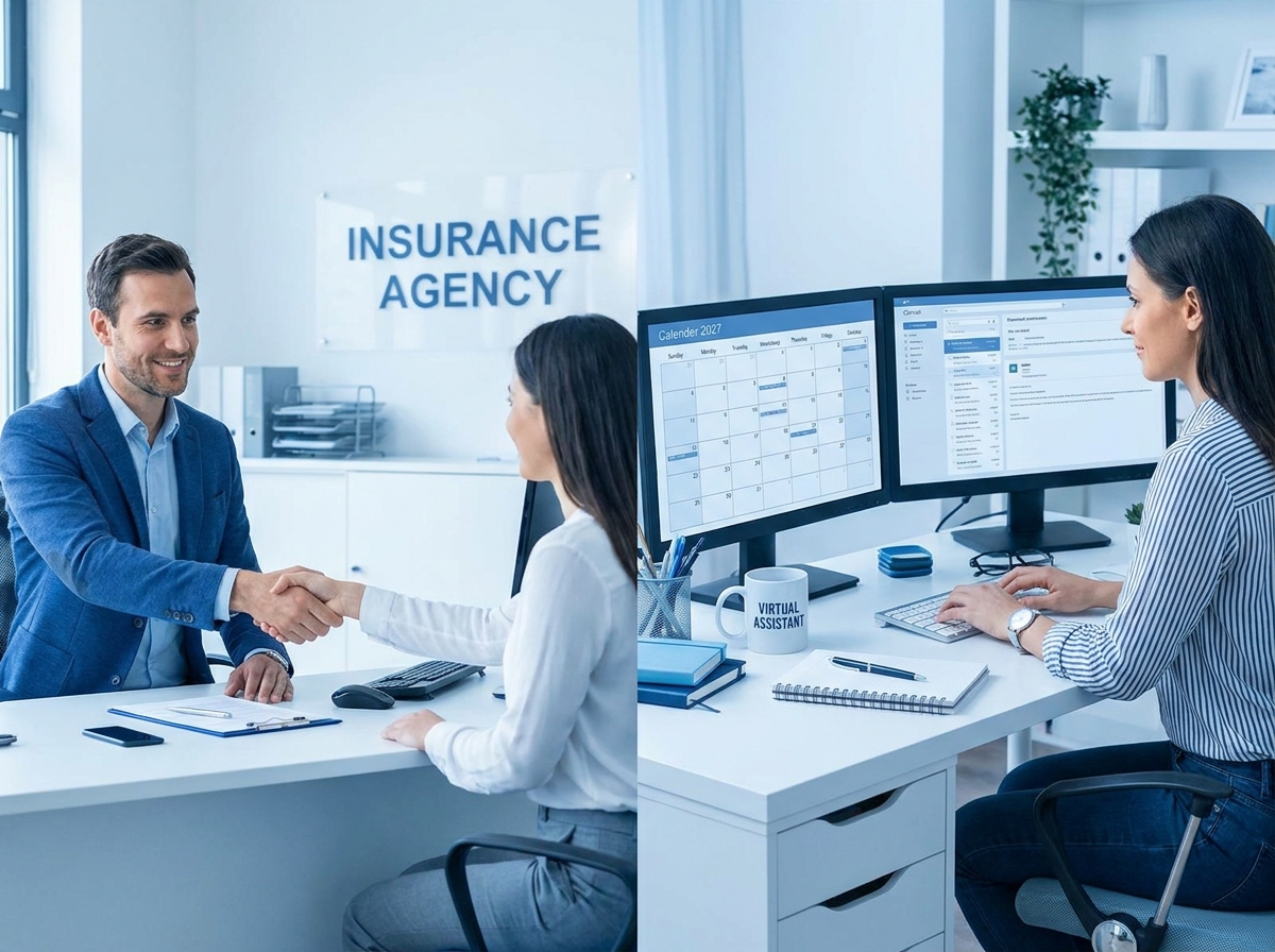 Insurance virtual assistant managing renewals and client communication for an Allstate agency